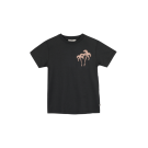 Antracietgrijze t-shirt met palmbomen - Zoe pirate-black (stapelkorting)