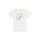 Beige t-shirt met salamander - Zoe sea-salt