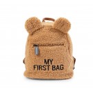 Bruine teddy kinderrugzak - My first bag [backtoschool]