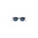 Junior zonnebril - Sun junior frosted blue - Aqua lenses/silver mirror - 5/10y - #C