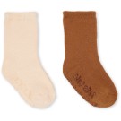 Set van 2 sokken - 2-pack terry socks sun kiss/leather brown