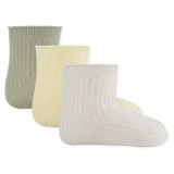 Set van 3 paar sokken - 3-pack rib socks gray dawn