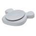 Lichtgrijs silicone vakjesbord muis - Section plate silicone little chums mouse grey 