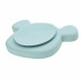 Lichtblauw silicone vakjesbord muis - Section plate silicone little chums mouse blue