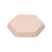 Zeshoekig bord - Plate geo powder pink