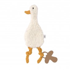 Knuffeldoekje gans - Knitted baby comforter GOTS tiny farmer goose