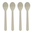 Set van 4 lepels - Spoon set geo warm grey