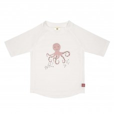 Witte UV shirt met octopus - Short sleeve rashguard octopus white 