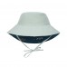 Omkeerbaar UV zonnehoedje met slangen - Sun protection bucket hat sea snake blue