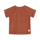 Roestbruine sponsen t-shirt - Terry shirt rust (stapelkorting)