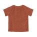 Roestbruine sponsen t-shirt - Terry shirt rust