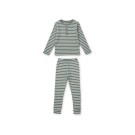 Blauwgrijs gestreepte tweedelige pyjama - Wilhelm pyjamas set stripe blue fog/sandy 
