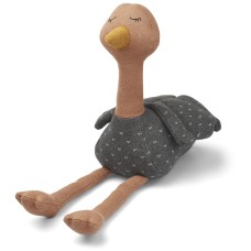 Gebreide knuffel struisvogel - Charlotte ostrich 