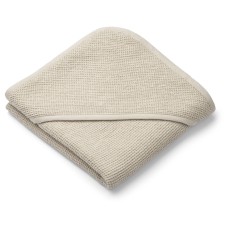 Beige badcape - Caro hooded towel sandy
