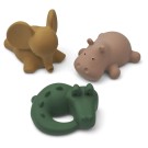 Set van 3 badspeeltjes - Nori bath toys 3-pack safari/multi mix