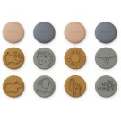 Siliconen stempels - Earl stamps golden caramel multi mix 