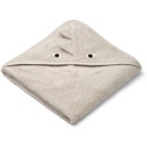 XL badcape met drakensnoet - Augusta hooded towel dragon sandy mix