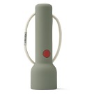 Siliconen zaklamp - Gry flashlight apple red/faune green mix