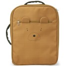 Karamelbruine reiskoffer met berensnoetje op wieltjes - Jeremy suitcase Mr. bear golden caramel  [backtoschool]