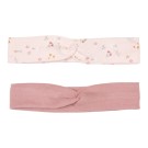 Set van 2 haarlintjes - Little pink flowers/vintage pink