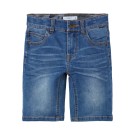 Donkerblauwe jeansshort - Nkmsofus dnmtonson medium blue denim