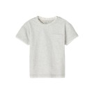 Lichtgrijze t-shirt - Nkmtufal light grey melange