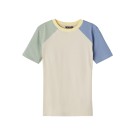 Beige t-shirt met verschillende kleuren - Nlmditlev oatmeal