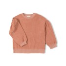 Zalmroze sponsen sweater - Lux sweater papaya