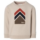 Beige trui met vormen - Boys sweater long sleeve kirkwood string