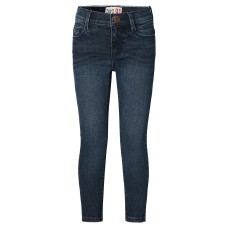 Donkerblauwe jeansbroek skinny - Girls denim pants nysa black blue wash