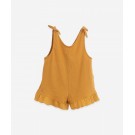 Karamelbruine zomerse onesie - Mixed jumpsuit hazel