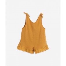 Karamelbruine zomerse onesie - Mixed jumpsuit hazel