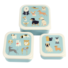 Assortiment snackdoosjes hondjes - Set of 3 snack boxes best of show 