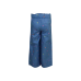 Jeansblauwe broek met bloemetjes - Delphine light blue denim
