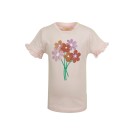 Lichtroze t-shirt met bloemetjes - Jasmijn soft pink noos