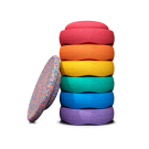 Stapelstein rainbow basic + confetti balanceerbord