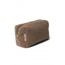 Bruine teddy toilettas - Chunky pouch brown