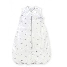 Witte zomerslaapzak met pluimpjes - Sleeping bag summer mini feather 