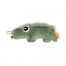 Groene rammelaar krokodil - Tiny sensory rattle croco green