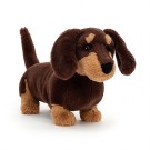 Zachte knuffel worsthond - Otto sausage dog 
