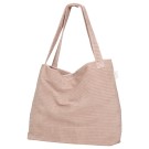 Mom bag corduroy - Vik grey pink