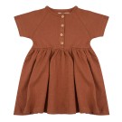 Bruin kleedje - Basic dress amber brown