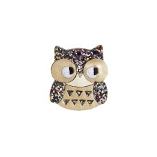 Click clack speld uil - Wise owl clip
