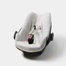 Beschermhoes voor autostoel met donkerblauwe strepen - Car seat cover la linea thunder