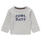 Grijze t-shirt 'cool days' - Jerslev grey melange