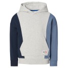 Grijze/blauwe hoodie - Kure grey melange