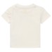 Ecru t-shirt met luiaard - Hirosaki antique white