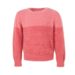 Roze fluffy trui - Animo old pink
