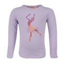 Lila t-shirt met ballerina - Classic light lilac