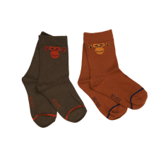 Set van 2 paar sokken aap- feet multi  noos